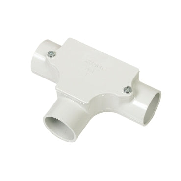 Conduit Inspection Tee 25mm PVC Grey