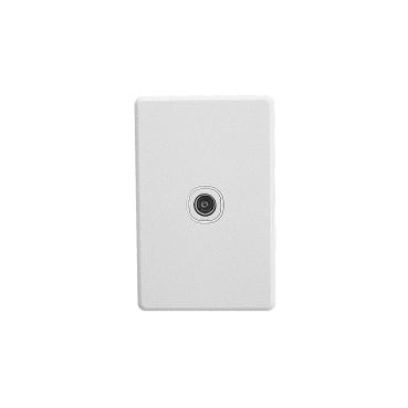 Socket TV Antenna Outlet 75 Ohm White