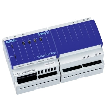 C-Bus Relay 4 Channel 4x 10A Learn Enabled No PSU