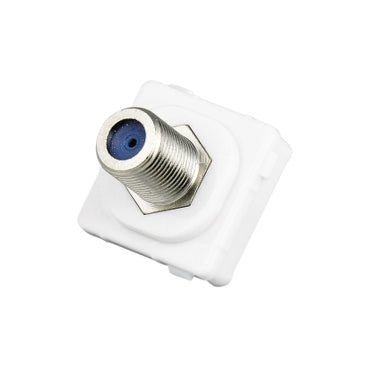 Mech F-Type Connector for Pay TV White