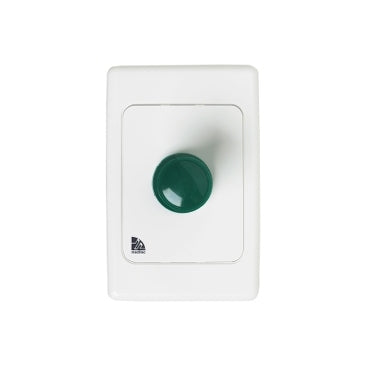 Medilec Equipotential Earth Stud Single Vert White