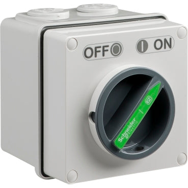 Switch 20A 1P 250V IP66 Grey with Base