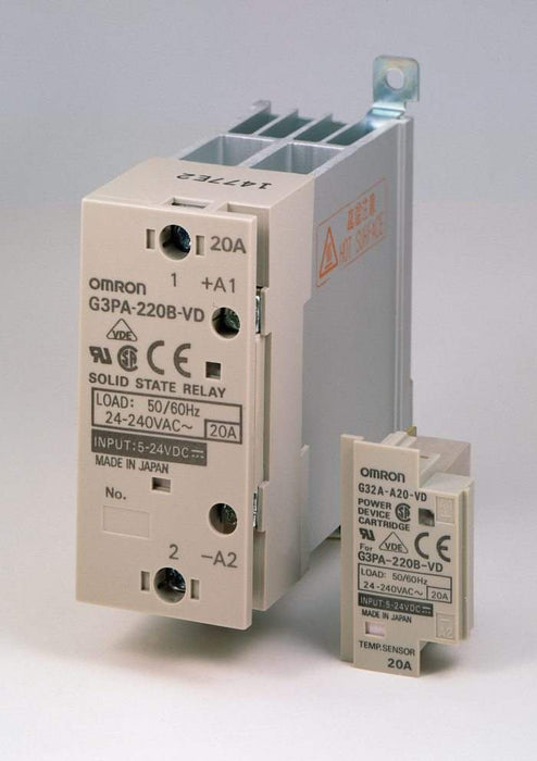 G3PA-220B Solid State Relay 24-240VAC 20A 24VAC