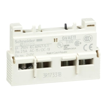 GV2 GV3 Aux N/O N/C (Front)