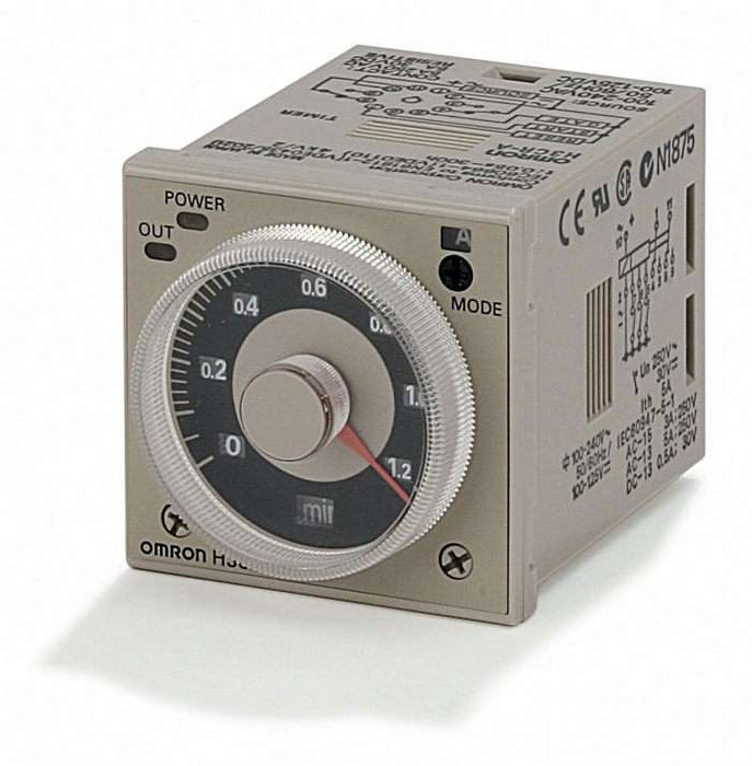 H3CR-A Timer 6Mode .05s-300hr 2C/O 100-240V AC/DC 11Pin