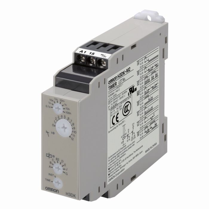 H3DK-M1 Timer 8Mode 1C/O 24-240V AC/DC