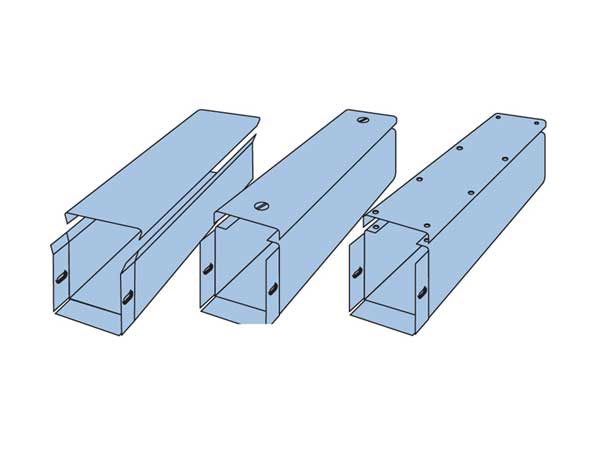Skirting Duct Body Aluminium TD100