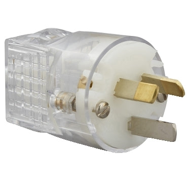 Plug 10A 3Pin Transparent