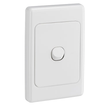 2000 Switch Single Vert 10A IP66 White