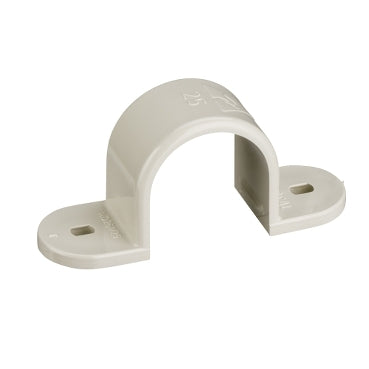 Conduit Saddle 25mm PVC Grey