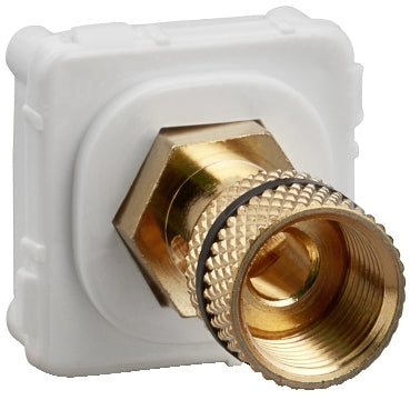 Banana Connector White Body Black Module
