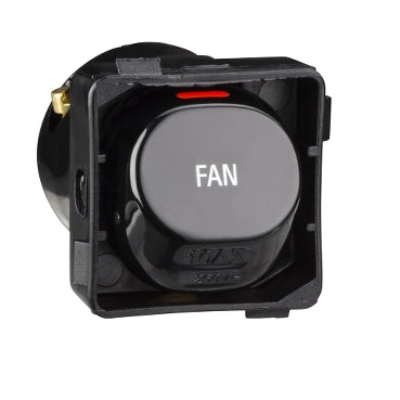 Switch Mech 10A Engraved (FAN) Black