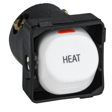Switch Mech 10A Engraved (HEAT) White
