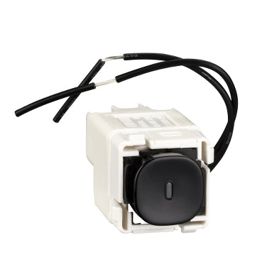 Pushbutton Switch LED 20A 16AX Black