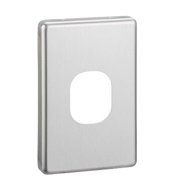 Cover Plate Range Switch Brushed Aluminium