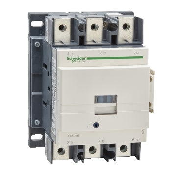 Tesys Contactor 3P 55kW 115A 110VAC 50/60Hz 1N/O 1N/C