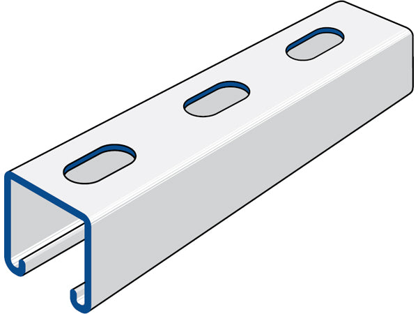 Channel P1000TH HDG Slotted (Metre)