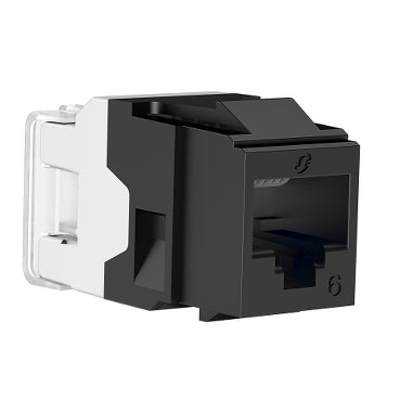 Socket RJ45 Cat6 Keystone Black