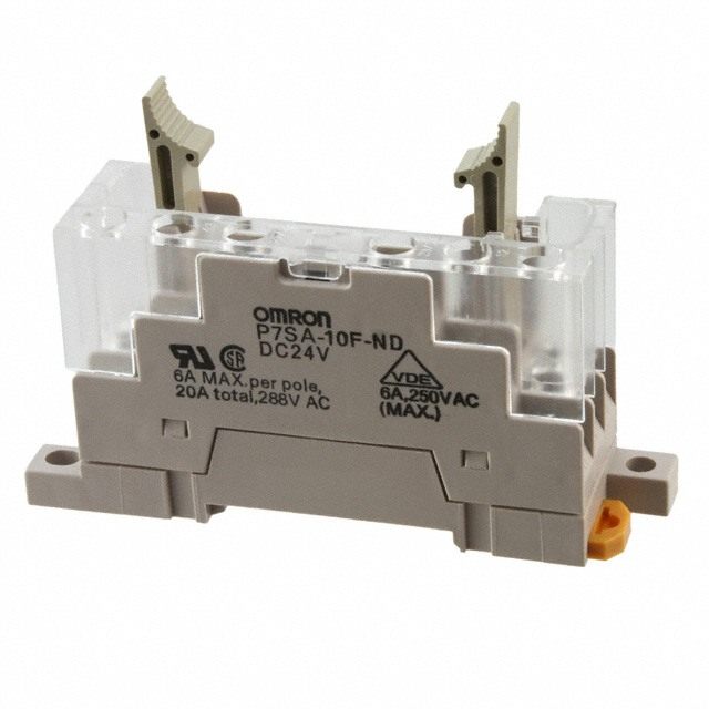 P7SA10FND Base for 4Pole G7S Relay with LED