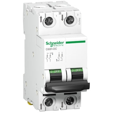 Acti9 C60H-DC MCB 2P 5A 500VDC C-Curve
