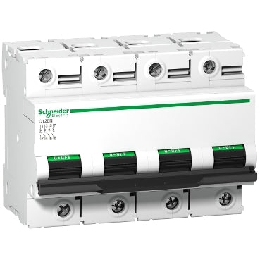 Acti9 C120N MCB 4P 63A 10kA C-Curve