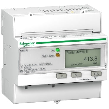 Energy kWh Meter 3Ph 63A Pulse Mid