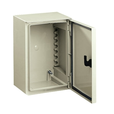 Enclosure Poly 310 x 215 x160mm Grey with Mtg Plate IP66