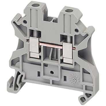 NSY Screw Terminal 4mm 2pt Grey Feed Thru