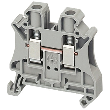 NSY Screw Terminal 6mm 2pt Grey Feed Thru
