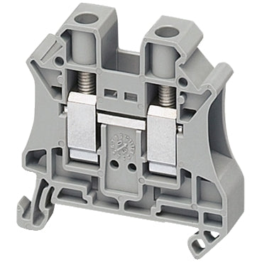 NSY Screw Terminal 10mm 2pt Grey Feed Thru