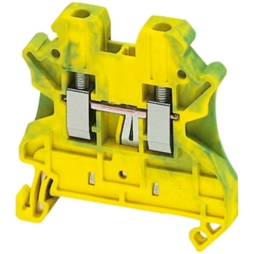 NSY Screw Terminal 2.5mm 2pt Green/Yellow Protective Earth