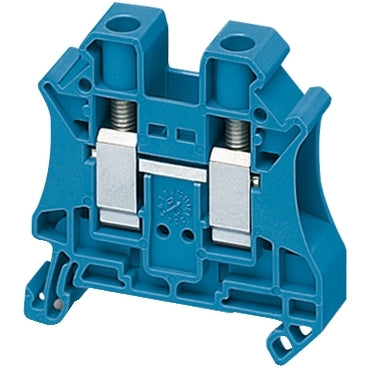 NSY Screw Terminal 10mm 2pt Blue Feed Thru