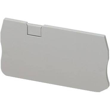NSY End Cover 3pt Grey for 2.5mm Spring Terminal
