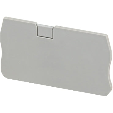 NSY End Cover 2pt Grey for 4mm Spring Terminal