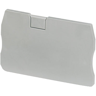 NSY End Cover 2pt Grey for 2.5mm Spring Terminal