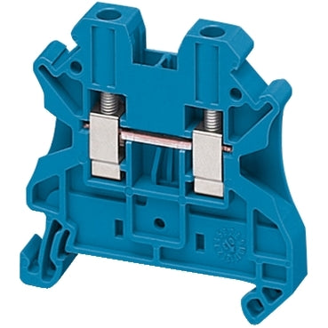NSY Screw Terminal 4mm 2pt Blue Feed Thru