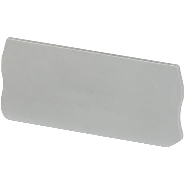 NSY End Cover 3pt Grey for 4mm Spring Terminal