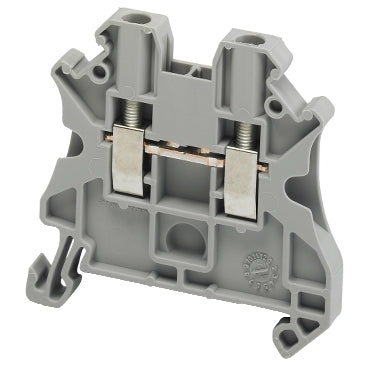 NSY Screw Terminal 2.5mm 2pt Grey Feed Thru
