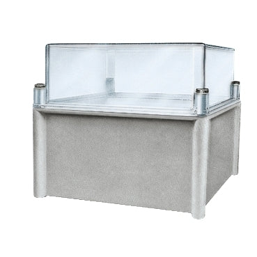 Enclosure Polyester 270 x 270 x 180mm Clear Lid Polycarb