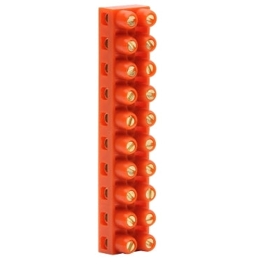 Strip Connector 10Way 20A Orange