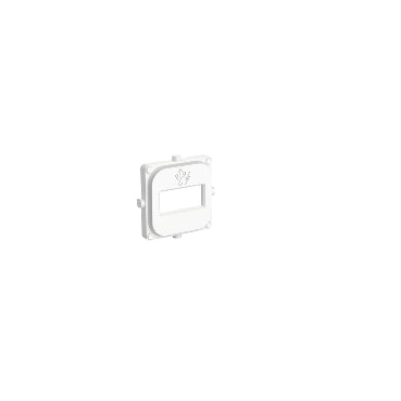 Iconic USB Single Port Cover Cap Vivid White Pkt5