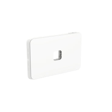 Iconic Grid & Cover Plate Skin Only 1Gang White