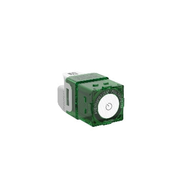 Iconic Timer Pushbutton 350W 2-Wire & ControlLink White