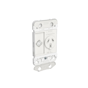 Iconic Sw Socket 10A Grid Only Single Vertical