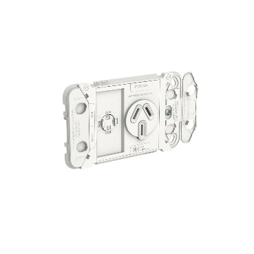 Iconic Sw Socket 20A Grid Only Single Horizontal
