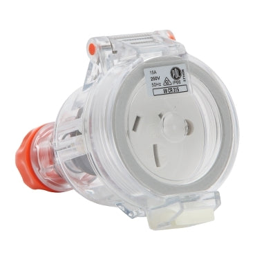 Cord Connector 3Pin 15A 250V 1Ph IP66