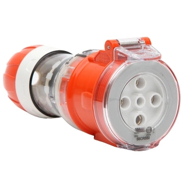 Cord Connector 5Pin 50A 500V 3Ph IP66