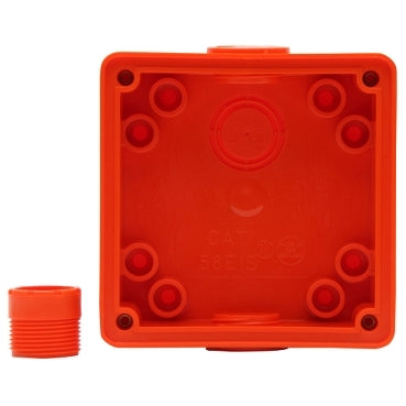 Enclosure 1Gang IP66 Shallow Orange