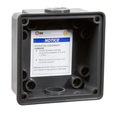 Enclosure 1Gang IP66 Shallow Chemical Grey