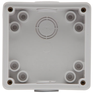 Enclosure 1Gang IP66 Shallow White